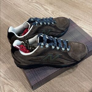 New Balance Unisex Brown and Blue 204L Basketcase Sneakers